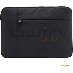 Husa laptop 15' Case Logic, buzunar exterior 10.1', nylon, black 'TS-115'
