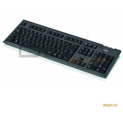 KB410 value keyboard USB black, USA layout on 105 keys, 1,8 m cable.