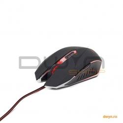 Mouse gaming USB, 2400 dpi, red