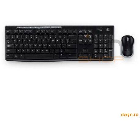 Wireless KIT Logitech 'MK270' Wireless Keyboard + mouse, USB, black '920-004508'