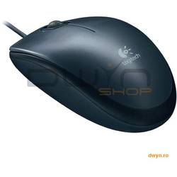 MOUSE Logitech 'M90' Optical USB Mouse, black '910-001794'