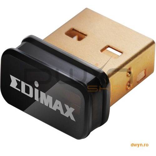 EDIMAX Wireless mini-size USB nano Adapter EW-7811UN (150Mbps, 802.11 b/g/n, 1T1R, mini-size USB nan