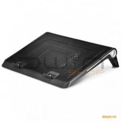Stand notebook DeepCool 15.6' - 1* fan 180mm, 1* USB, plastic & metal, black, design anti-alunecare