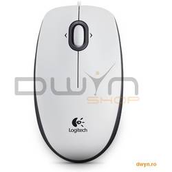MOUSE Logitech 'B100' OEM Optical USB Mouse, White '910-003360'