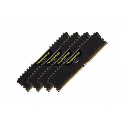 Corsair DDR4 16GB 2666MHz, KIT 4x4GB, 16-18-18-35, radiator Black Vengeance LPX, quad channel, 1.2V