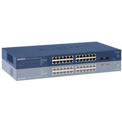 NETGEAR, Switch 24 ports Gigabit, ProSafe, Desktop, metal, 48Gbps Bandwidth, MTBF 282515 hours, rack