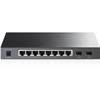 Switch TP-Link TL-SG2210P, 8 porturi Gigabit, PoE IEEE 802.3af, smart, metal