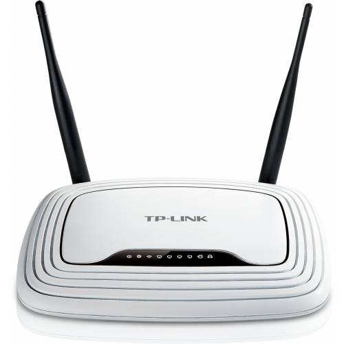 TP-LINK Router Wireless 4 Porturi 300Mbps, Atheros, 2T2R, 2.4GHz, 802.11n Draft 2.0, 802.11g/b, Built-in 4-p