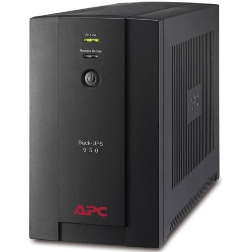 UPS APC Back-UPS BX line-interactive / aprox.sinusoida 950VA / 480W 4 conectori Schuko CEE7 conector