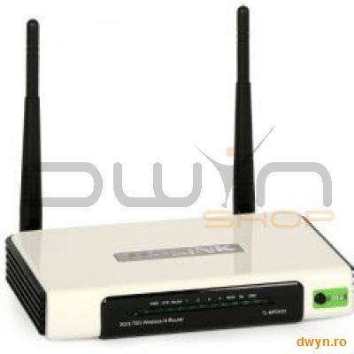 TP-LINK Router Wireless 3G 300Mbps, compatible UMTS/HSPA/EVDO USB modem, 3G/WAN failover, 2T2R, 2.4GHz, 802.
