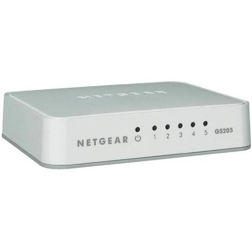 Switch Netgear GS205, 5 porturi Gigabit, desktop, plastic