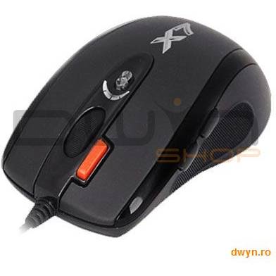 Mouse A4TECH XL-750MK Full Speed Oscar Laser, USB, 6 dpi shift (max 3600 DPI), Black