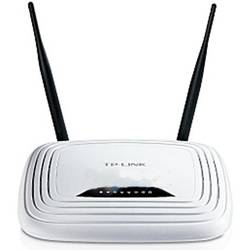TP-Link, Router Wireless N 300Mbps, 2.4GHz, 4 porturi 10/100, SPI Firewall, 2 antene interne, Broadc