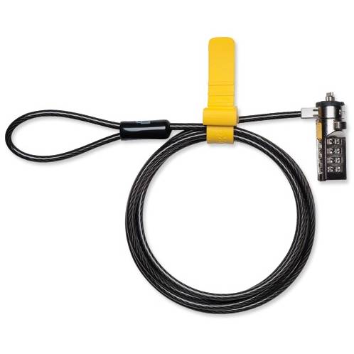 Cablu securitate Kensington ClickSafe, cifru cu patru discuri, otel, 1.83m lungime, 'K64697EU'
