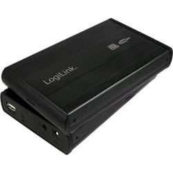 HDD Enclosure 3.5' USB2.0/SATA, Alu, black, LOGILINK 'UA0082'