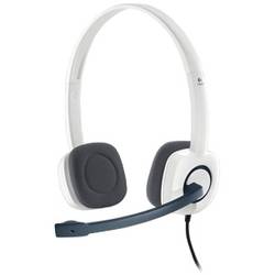CASCA Logitech  "H150" Stereo Headset with Microphone, Cloud White "981-000350"