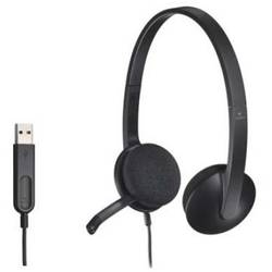 CASCA Logitech  "H340" Stereo Headset with Microphone "981-000475"