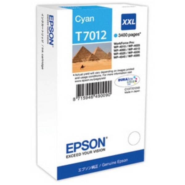 EPSON T7012 CYAN INKJET CARTRIDGE