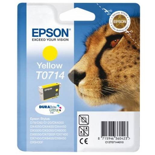 EPSON T0714 YELLOW INKJET CARTRIDGE