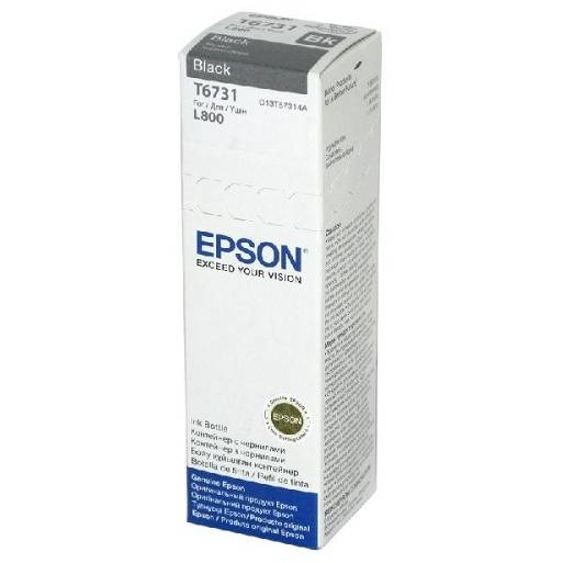 Cartus cerneala Epson T67314, black, capacitate 70ml, pentru Epson L800