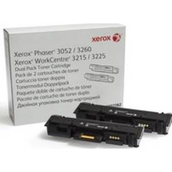 Toner XeroX Phaser 3052 3260 Black 2x3000 pag Dual Pack
