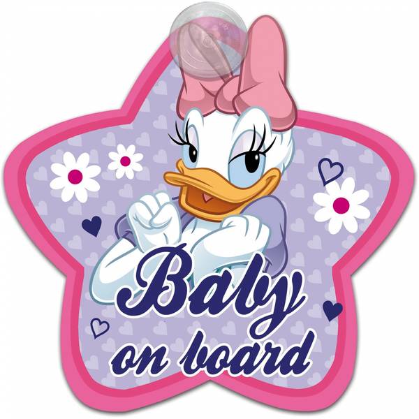 Semn de avertizare Baby on Board Daisy Disney Eurasia