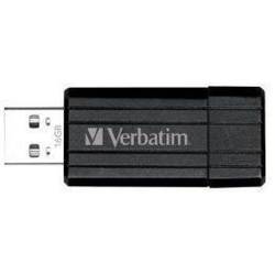 USB Flash Drive Verbatim PinStripe 8GB Black