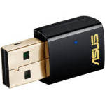 Asus AC600 Dual-band USB client card, 802.11ac, 433/150Mbps