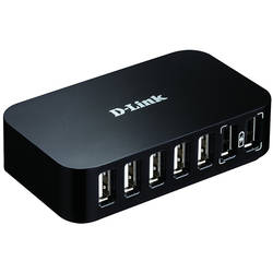 Hub usb D-LINK, USB 2.0, 7PORT, DUB-H7/E