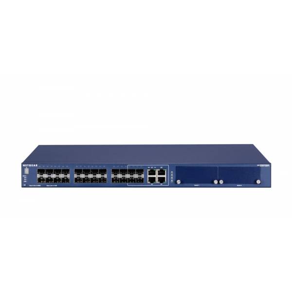 Switch Netgear GSM7328FS, cu management, fara PoE, 4x100/1000Mbps-RJ45 + 24xSFP