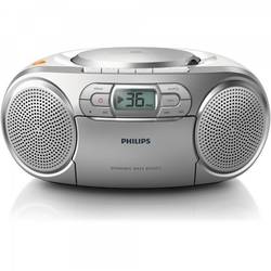 Philips Microsistem audio Philips AZ127/12, 2W, CD+caseta