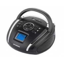 Radio portabil Hyundai MP3 HYUTR1088SU3BS, negru-argintiu