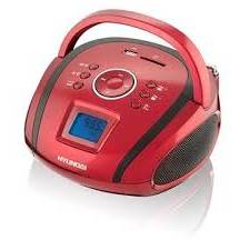 Radio portabil Hyundai MP3 HYUTR1088SU3RB, roșu-negru