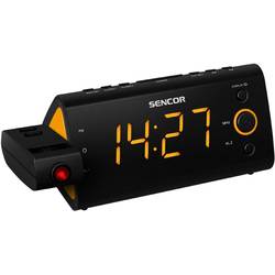 Radio cu ceas deşteptător Sencor SRC 330 LED, orange