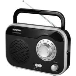 Radio Sencor SRD 210 BS, negru/argintiu