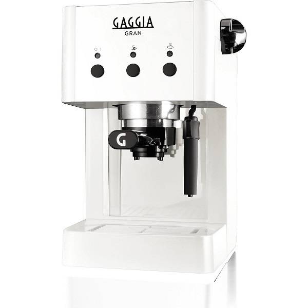 Espressor cafea manual Gaggia Gran Style, alb