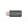 Memorie USB Verbatim PinStripe 4GB USB 2.0 Black