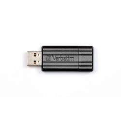 Memorie USB Verbatim PinStripe 64GB USB 2.0 Black