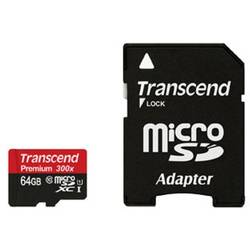 Card memorie Transcend Micro SDXC 64GB Class 10 + Adaptor SD