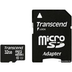 Card memorie Transcend Micro SDHC 32GB Class 10 + Adaptor SD