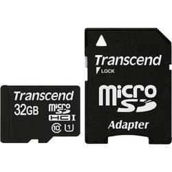 Card memorie Transcend Micro SDHC 32GB Class 10 + Adaptor SD