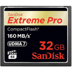 Card Sandisk Compact Flash Extreme Pro 160Mbs 32GB