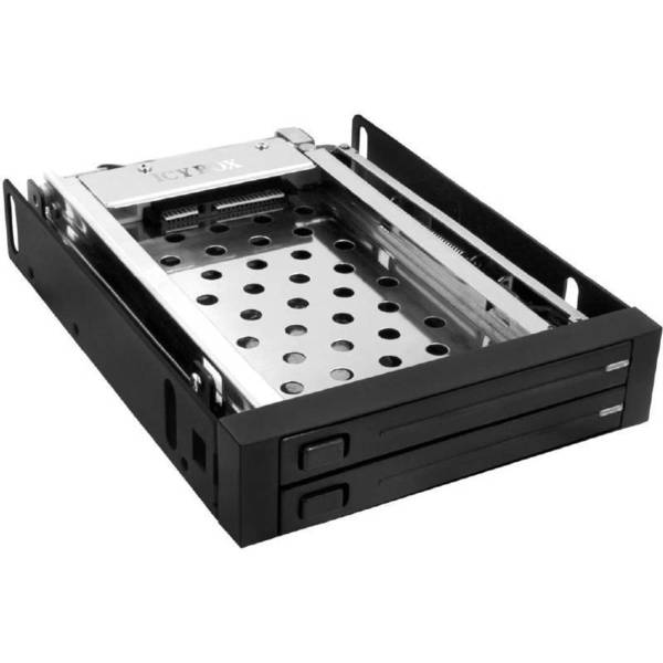 ICYBOX Icy Box Mobile Rack for 2x 2,5'' SATA HDD or 3,5'' SSD, Black