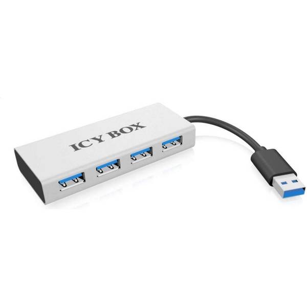 ICYBOX Icy Box 4xPort USB 3.0 Hub, Silver