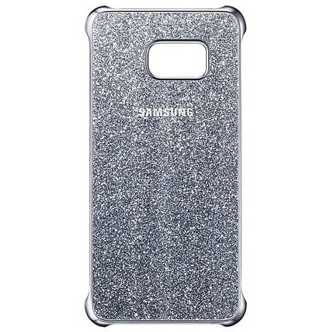 Samsung Galaxy S6 Edge+ (G928) - Husa tip "Glitter" - Argintiu