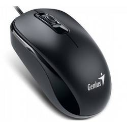 Mouse Genius cu fir, optic, DX110, 1200dpi, negru, plug and play, USB