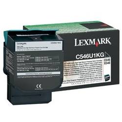 Toner Lexmark negru | 8000pgs | return | C546 / X546