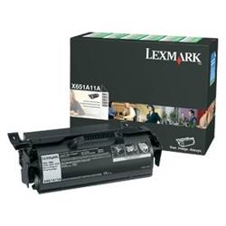 Lexmark Toner X651A11E Black Return