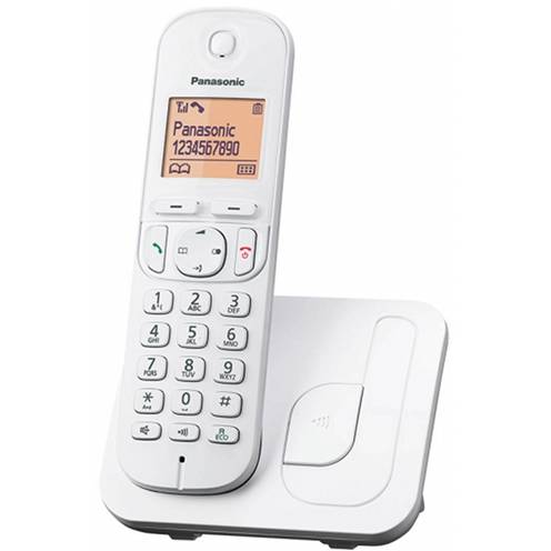 Telefon fara fir Panasonic KX-TGC210FXW, Agenda 50 numere, Caller ID, Alb