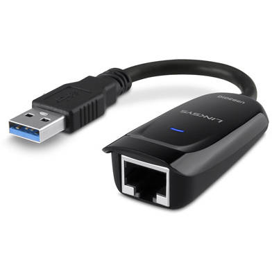 Placa de retea Linksys USB3GIG, Gigabit 1000 Mbps, USB 3.0